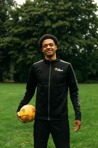 Jamal Lewis is a proud ambassador of McDonald’s Fun Football (handout photo)