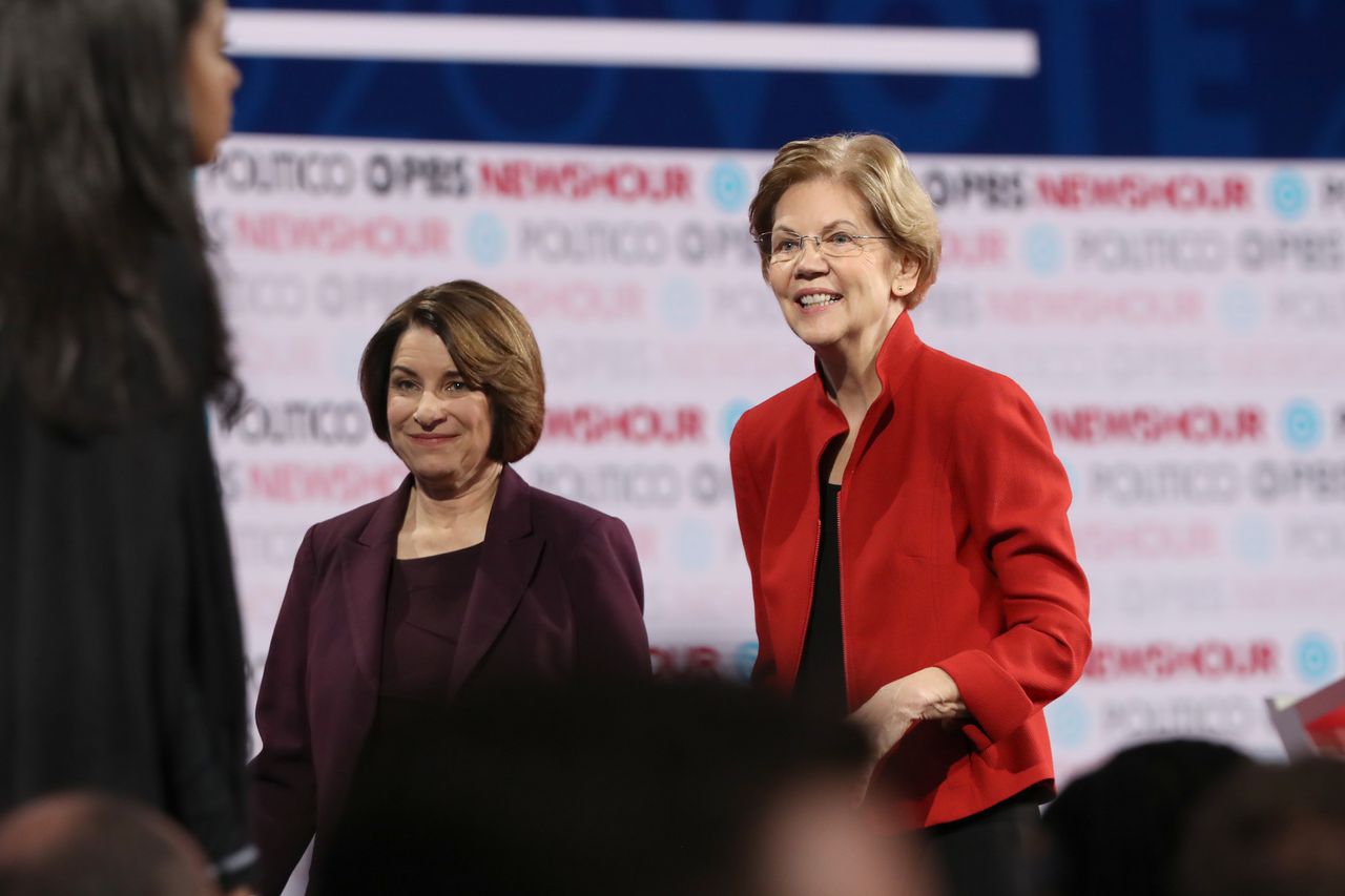 Warren and Klobuchar