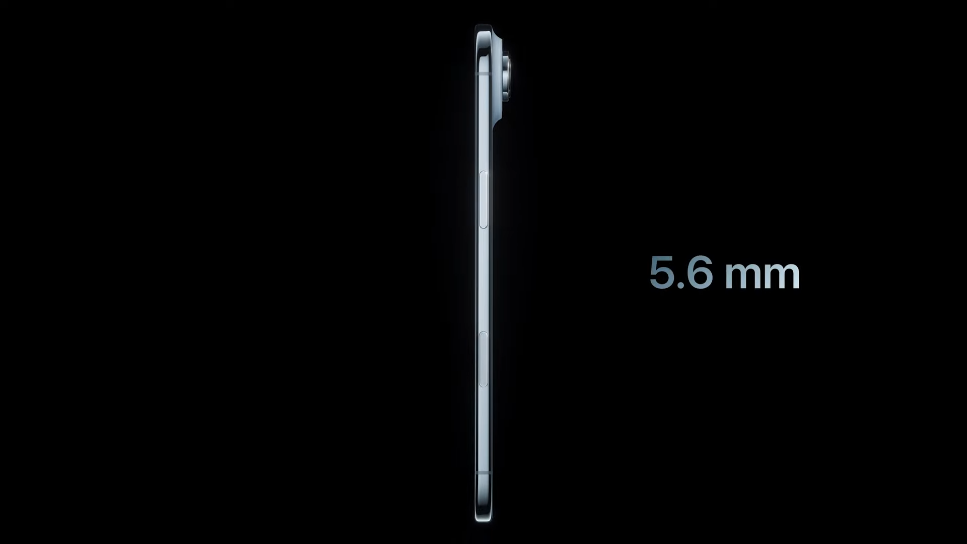 iPhone Air thinness
