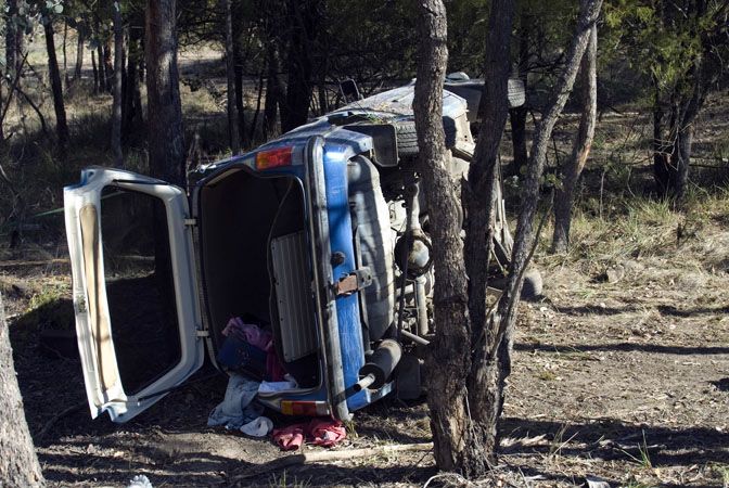 The Parkers are caught up in a car crash