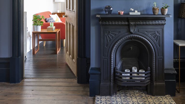 How to restore cast iron fireplace