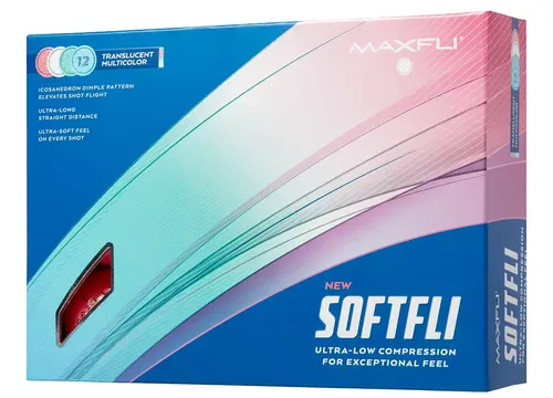 Women's Softfli Multicolor Golf Balls (Dozen)