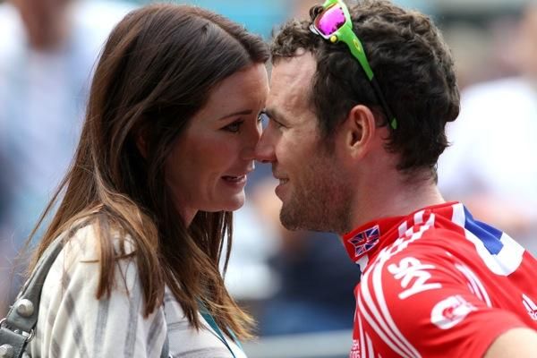 Mark Cavendish with girlfriend Peta Todd