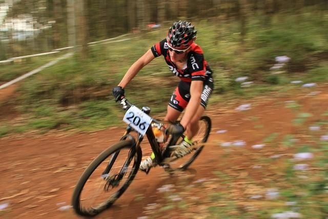 Alan Hatherly (BMC-SA) maintained a strong pace to take the win comfortably in the junior category at round 2 of the Cycling SA-MTB National Cup Series in Pietermaritzburg