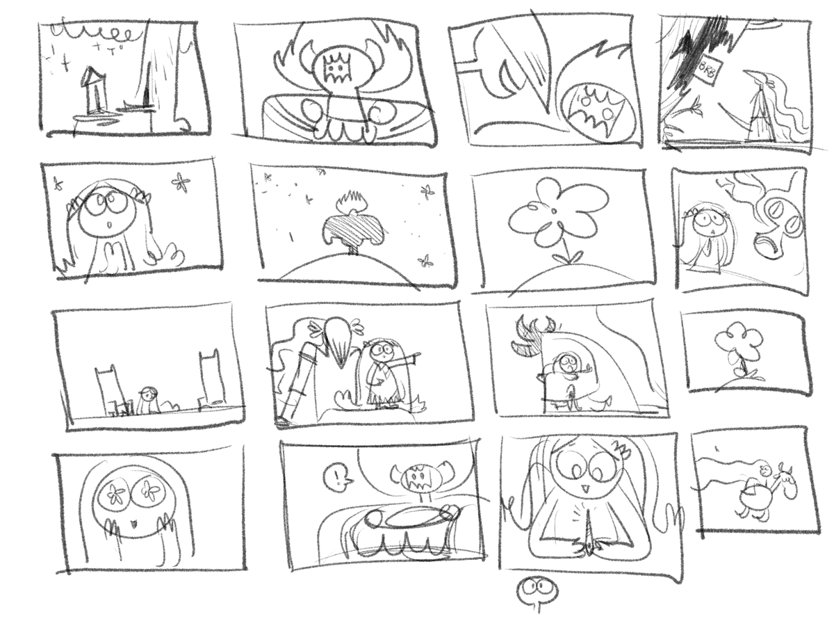 Sketches of characters from Elden Ring Shadow of the Erdtree in a cartoony style