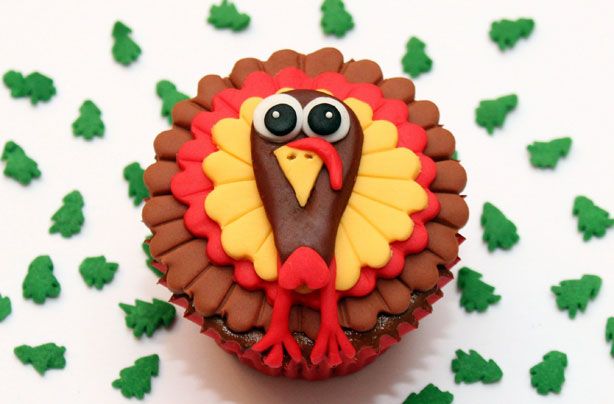 Turkey cupcakes