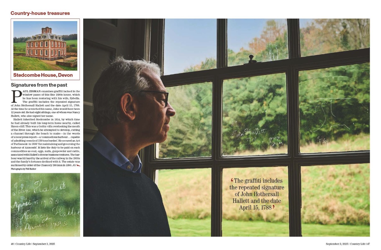 Magazine spreads from Country Life 3 September 2025