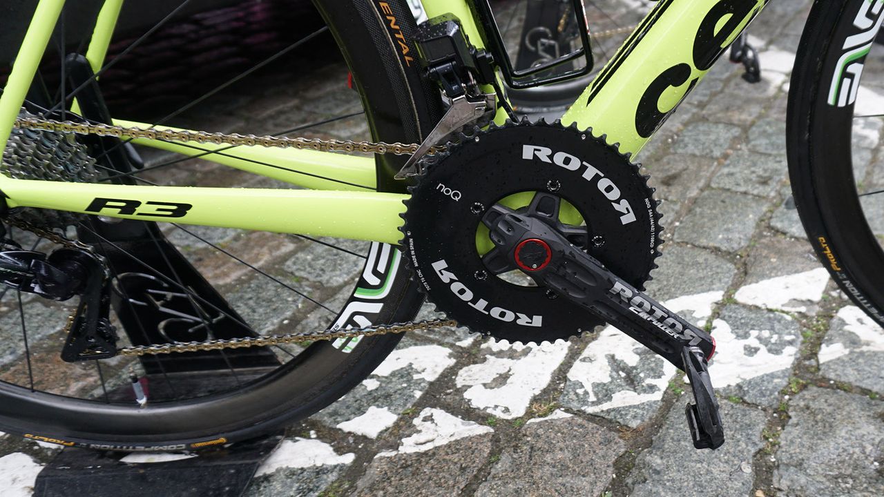 Rotor provide the South African team with cranksets and power meters