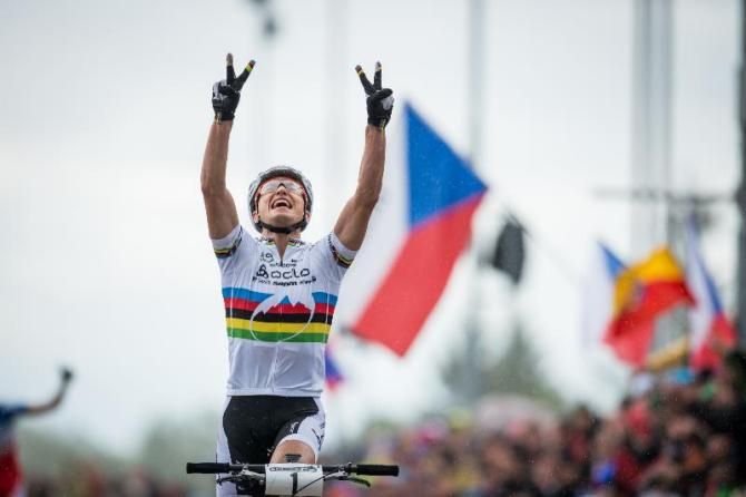 World Champion Nino Schurter is the boss in the peloton and the face of the Scott-Odlo team.