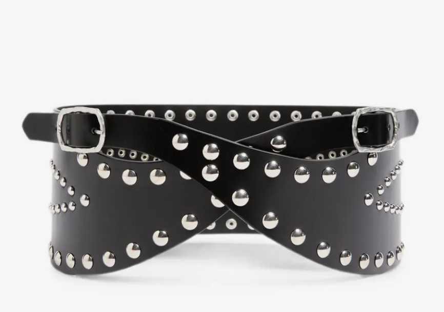 Ann Demeulemeester, Stud-Embellished Belt