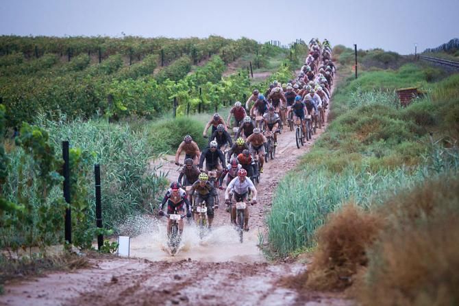 Plenty water awaited the riders during stage 2
