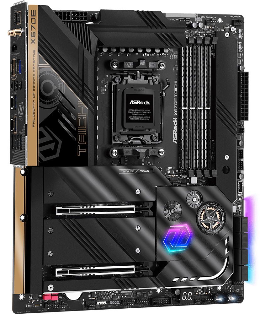 ASRock マザーボード X670E Taichi AMD Ryzen7000 ASRock X670E Taichi Review: AM5 Meets Zen | Tom's Hardware