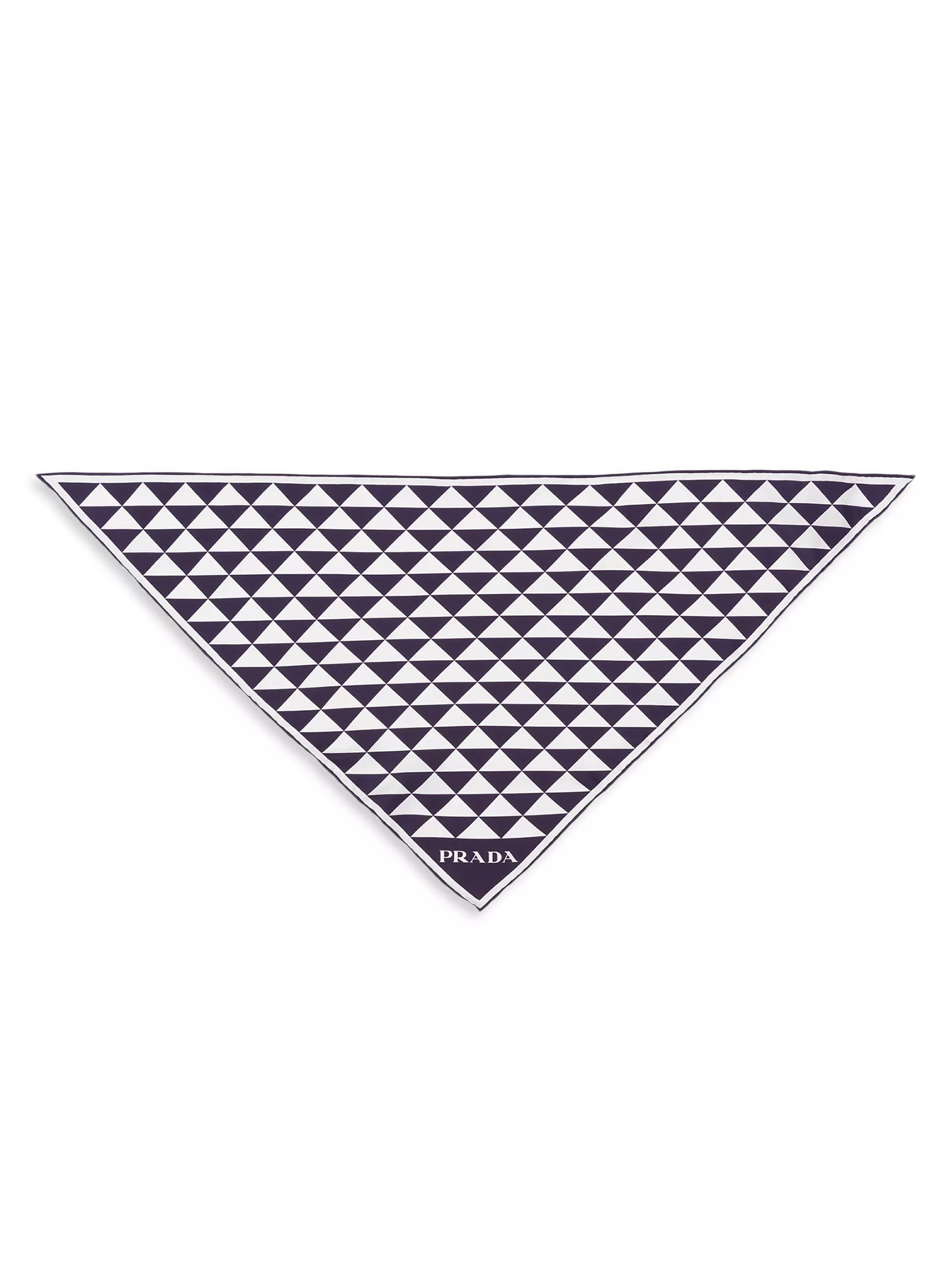 Printed Silk Twill Scarf