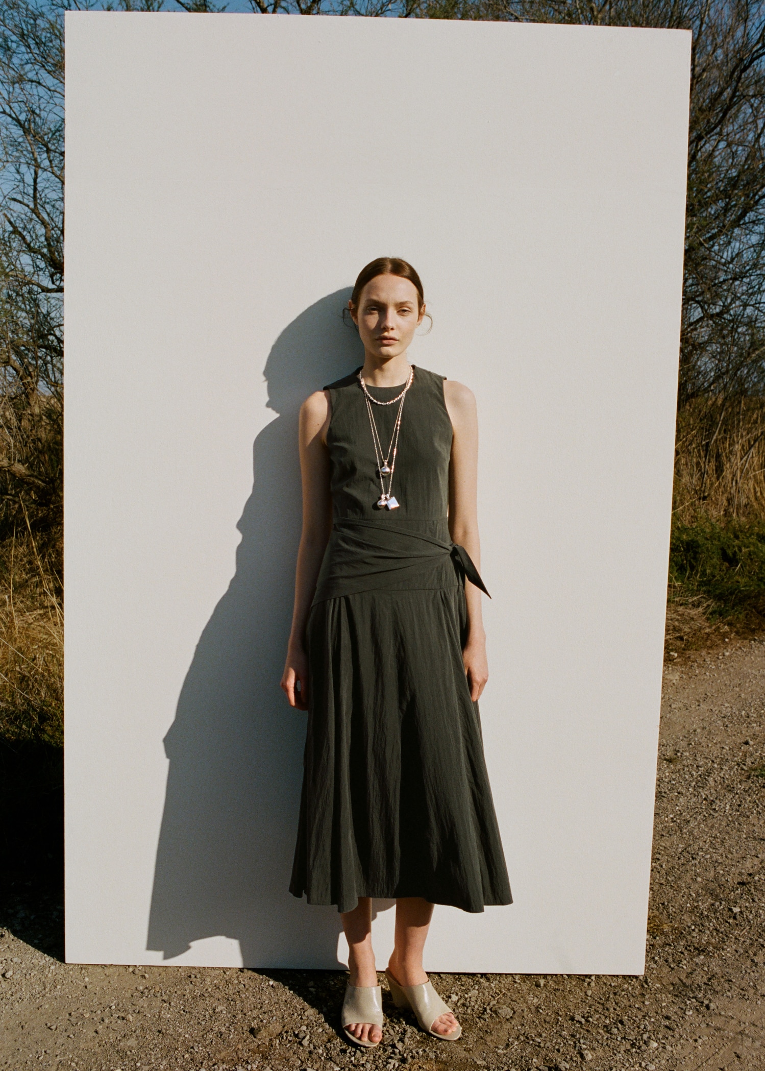 Lyocell Handkerchief Dress - Women | Mango United Kingdom