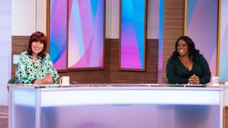 Loose Women panellists Janet Street Porter and Judi Love sat behind the desk on the show
