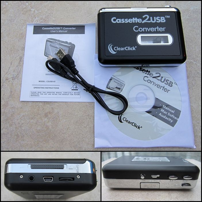 Review ClearClick Cassette2USB Converts Your Old Cassettes to Digital