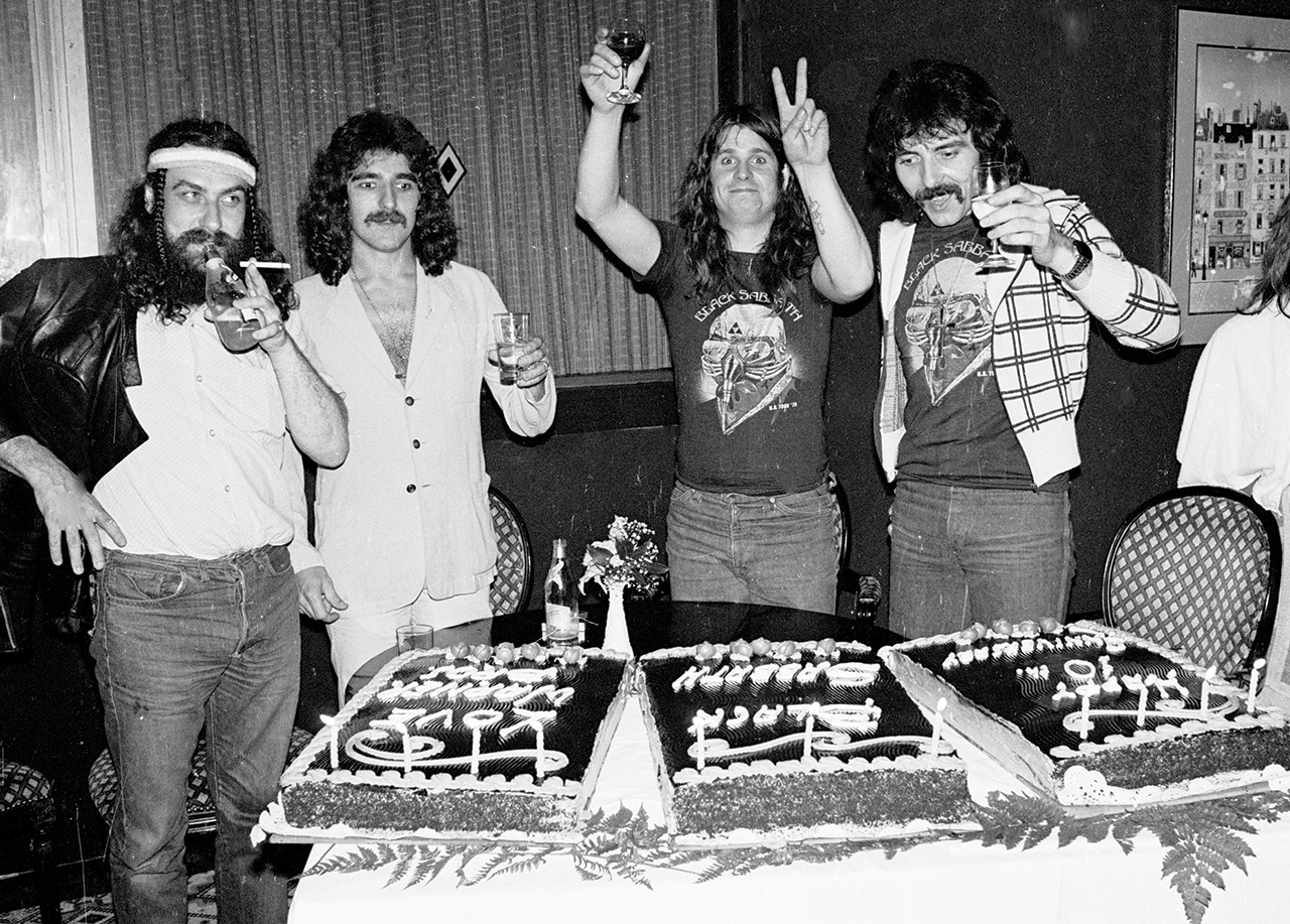 Bill, Geezer, Ozzy and Tony celebrate their 10th anniversary on August 1, 1978…just as things were going decidedly pear-shaped