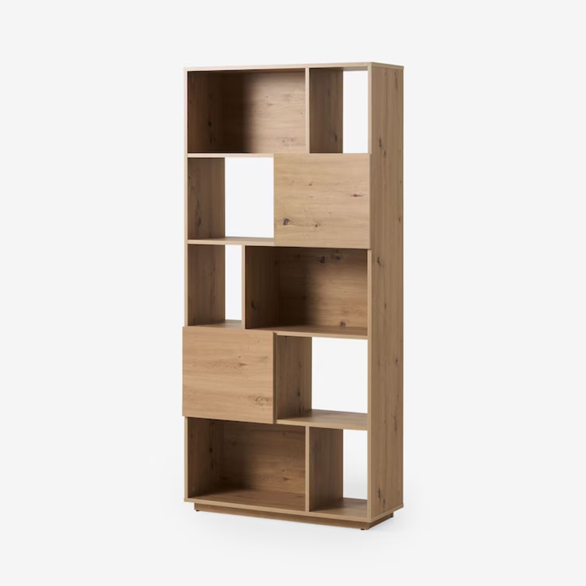 MADE.com Hopkins Narrow Bookcase in Distressed Oak Effect