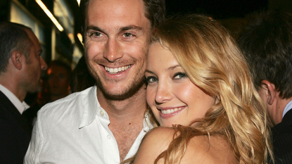 Actors Oliver Hudson and his sister Kate Hudson pose at the afterparty for the premiere of Universal Picture's "The Skeleton Key" at the Universal Studio Tour on August 2, 2005 in Los Angeles, California.