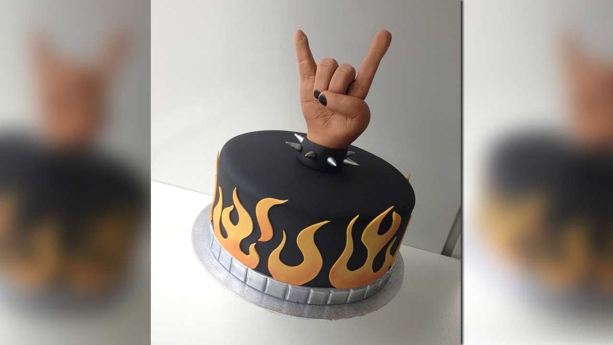 Heavy Metal Birthday Cake