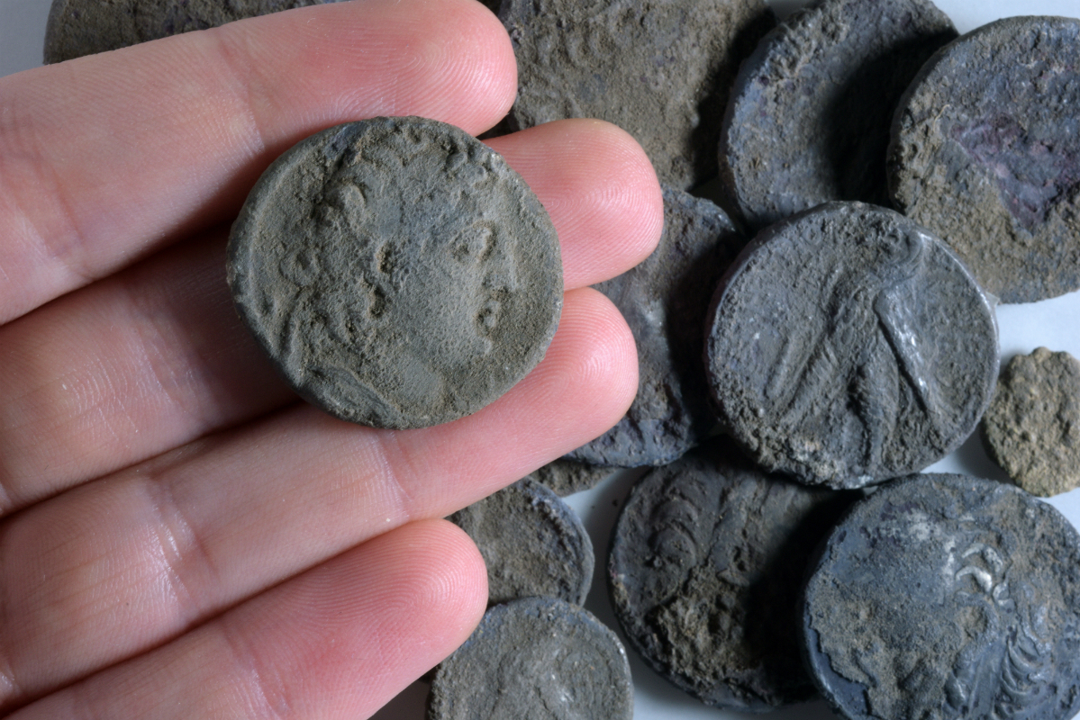 Silver Shekel Stash 2,000Yearold Coins Uncovered in Israel Live