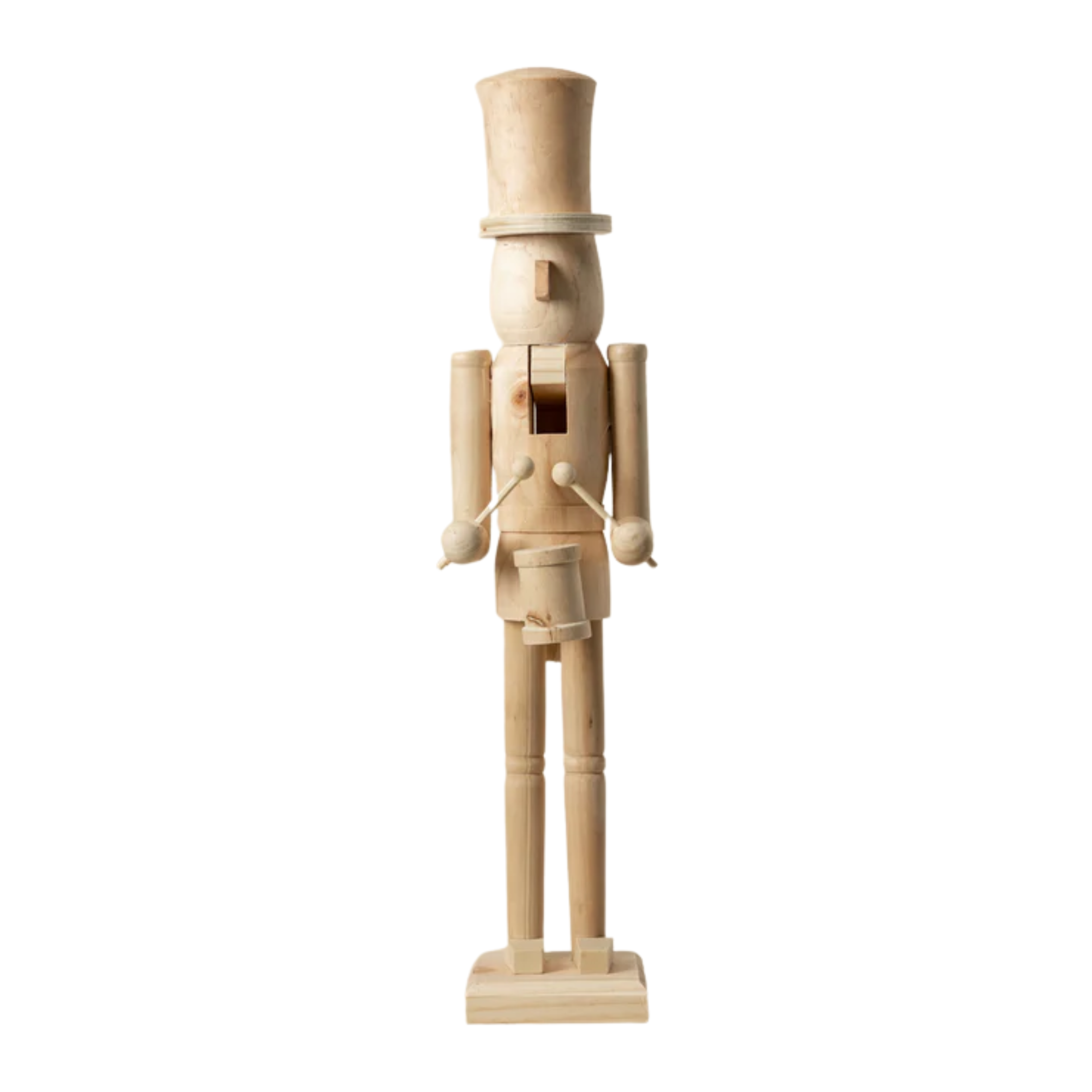 a wooden nutcracker statue