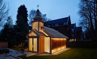 The Belarusian Memorial Chapel, London by Spheron Architects