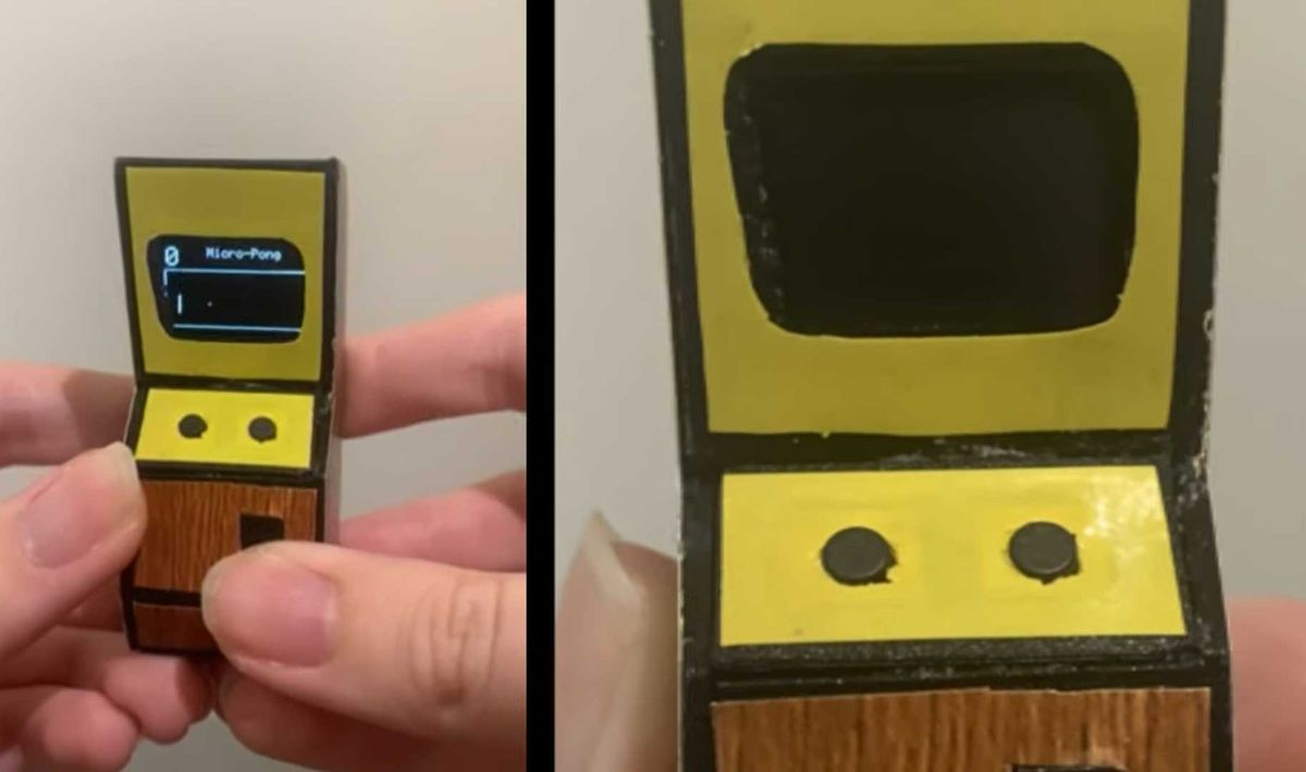 The world’s smallest arcade machine fits in the palm of your hand ...
