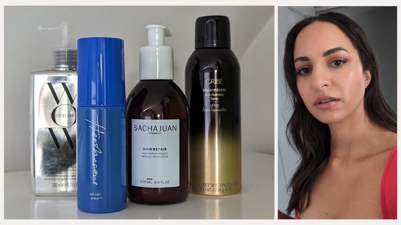 Best anti-humidity haircare group product shot hero