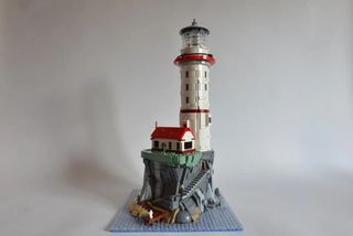 The original concept for the Lego Ideas Motorized Lighthouse