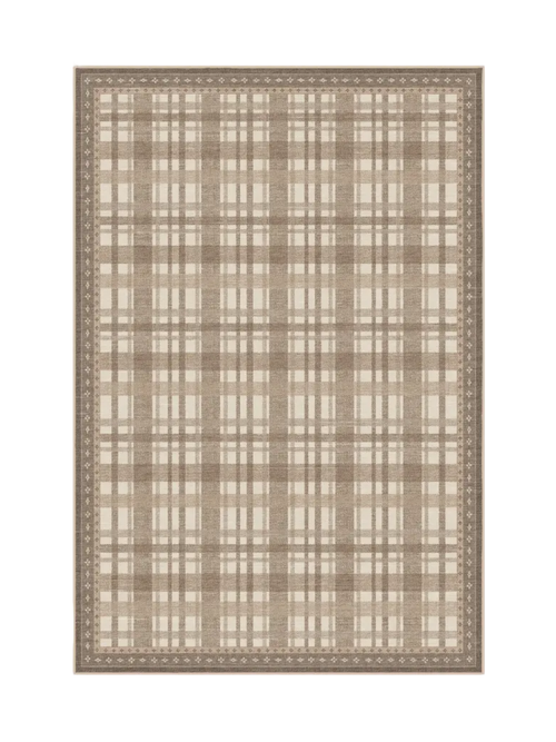 Stitchwork Plaid Natural Rug