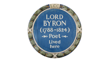 Lord Byron is on his fourth blue plaque; could some of the original three be unearthed?