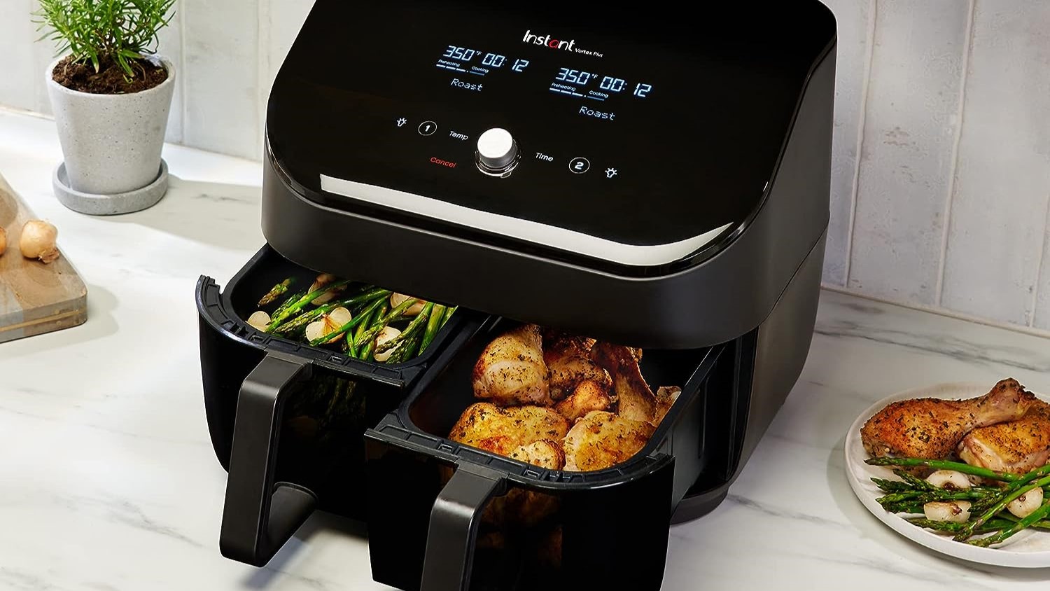 Instant Vortex Plus Air Fryer with double drawer