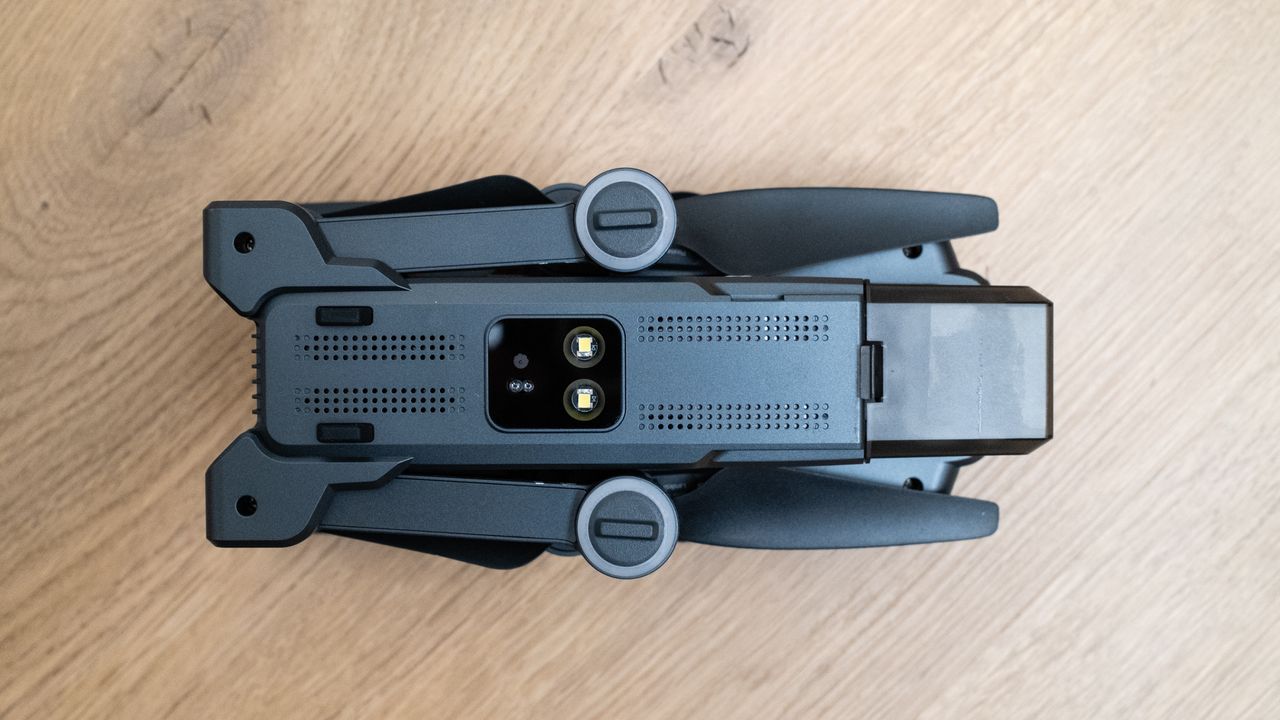 Holy Stone HS600D drone on a wooden floor