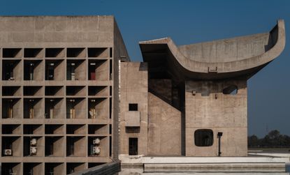 Famous modernist architects le corbusier Secretariat Building, Chandigarh