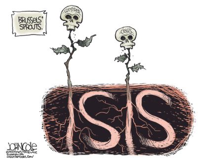 Editorial Cartoon U.S. Brussels Terror Attacks