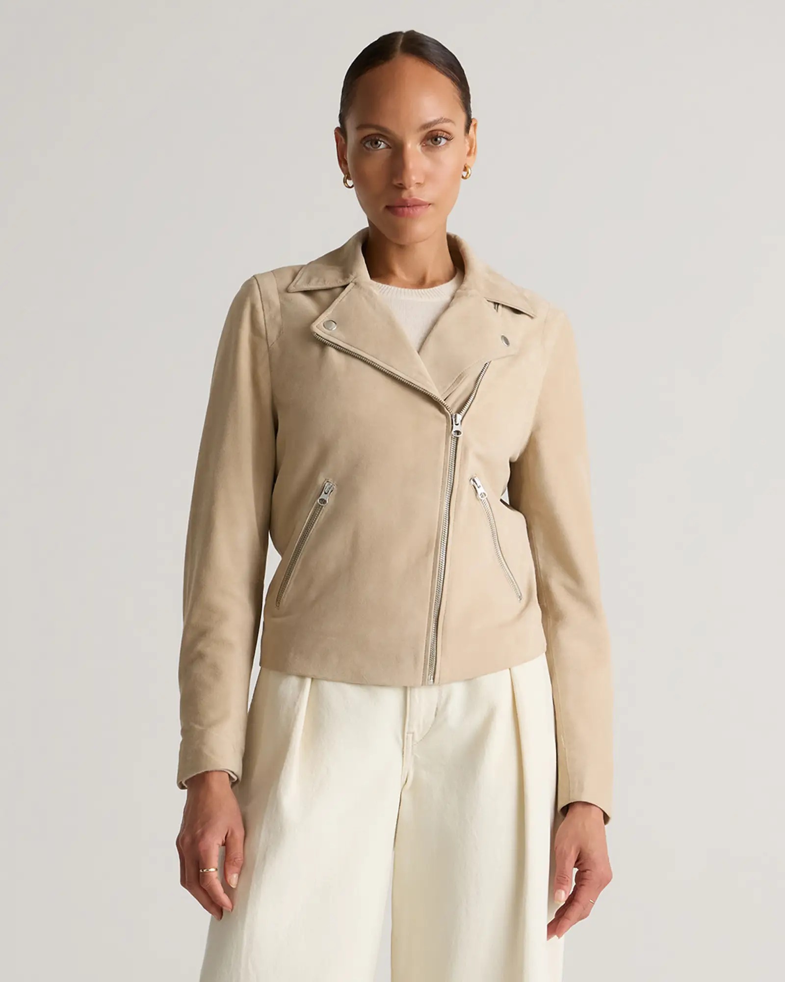 100% Suede Motorcycle Jacket