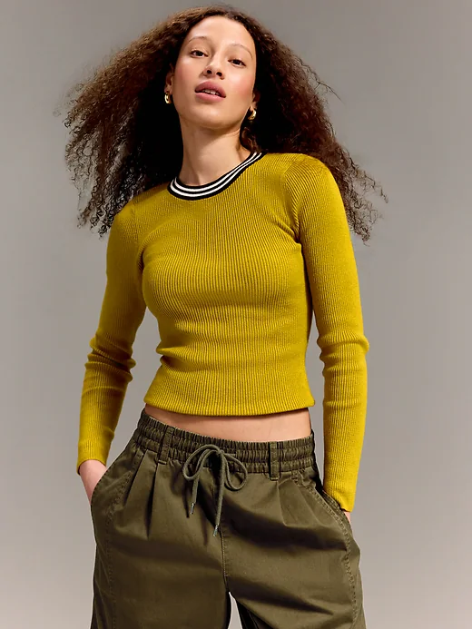 Old Navy, x Christopher John Rogers Long-Sleeve Back Keyhole Sweater