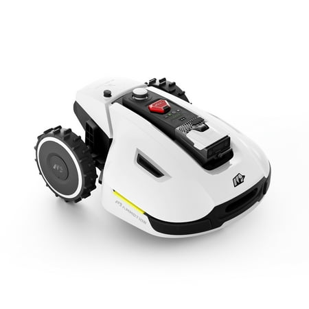 Mammotion Yuka 3000 Robot Lawn Mower, Auto Mapping, Ai Obstacle Avoidance, Reception 0.75 Acre, Max 1 Acre, Dual Cutting Discs, App Control, With 4g