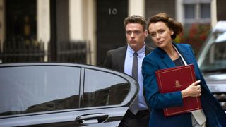 Richard Madden and Keeley Hawes in the TV show ‘Bodyguard’