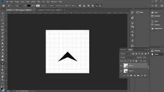 A screengrab showing how to design a logo in Photoshop