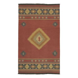 wayfair red navy rug