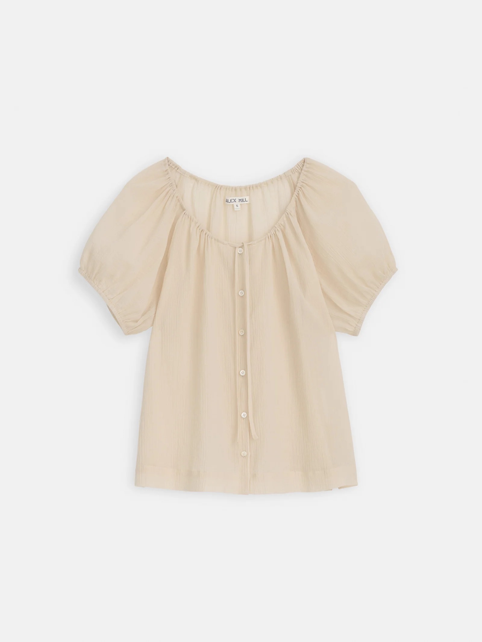 Alex Mill , Rose Top in Crinkle Cotton 