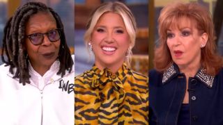 Whoopi Goldberg, Savannah Chrisley and Joy Behar are shown on The View.