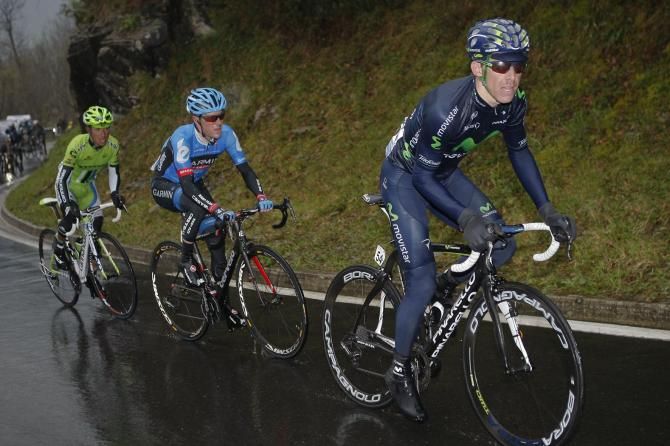 Rui Costa (Movistar) leads Andrew Talansky (Garmin)