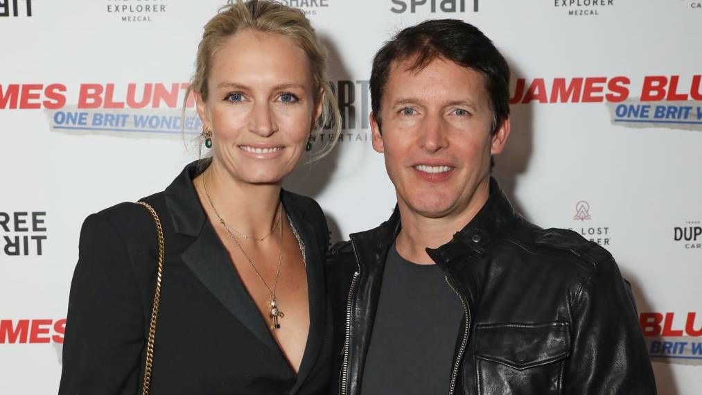 James Blunt and Sofia Blunt attend the premiere screening of James Blunt: One Brit Wonder at Picturehouse Central in London