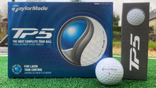 Photo of the TaylorMade 2024 TP5 Golf Ball