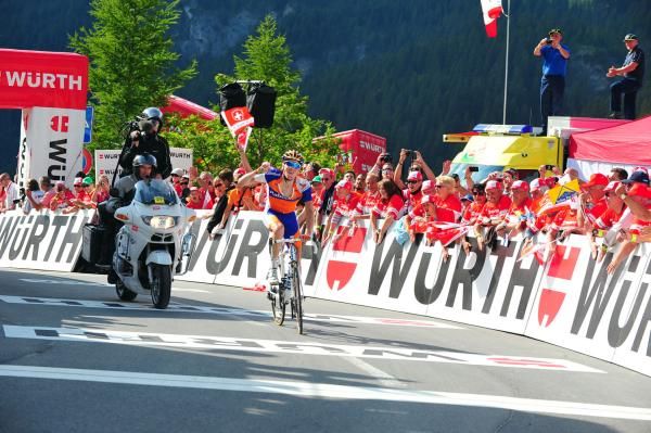 Steven Kruijswijk (Rabobank) celebrates
