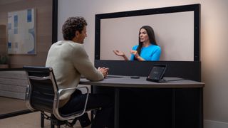 HP Dimension with Google Beam being used by two people