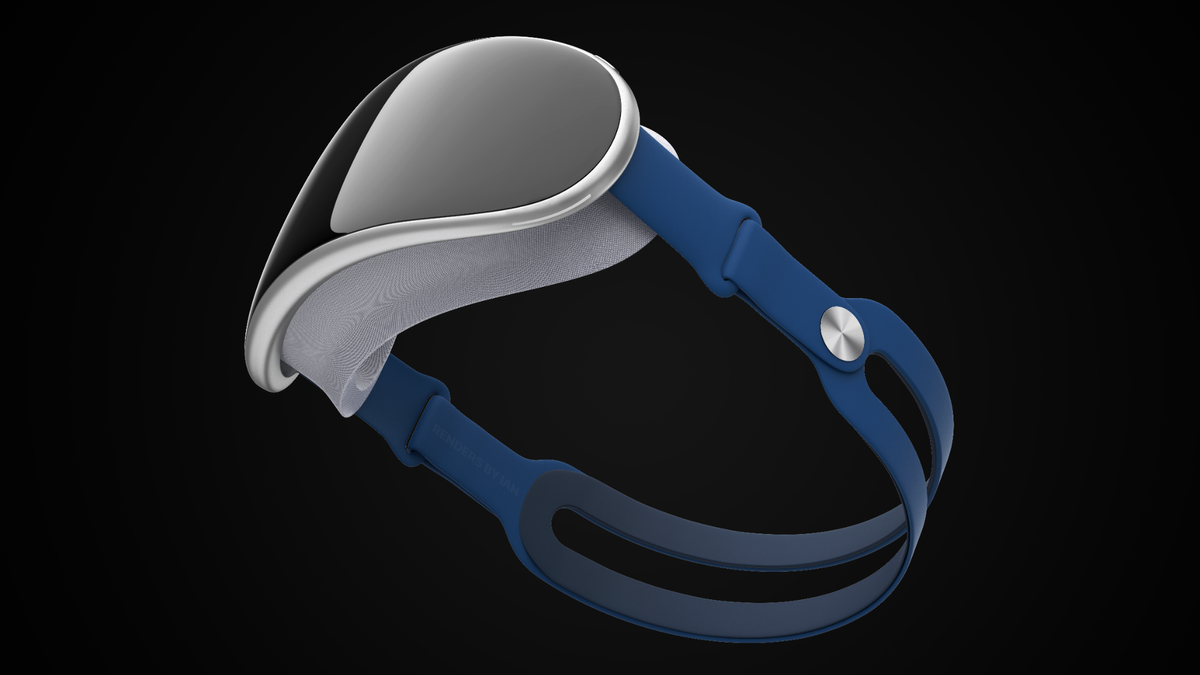 Apple headset mockup